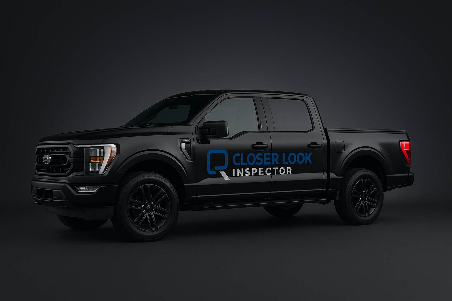 Closer Look Inspectors branded truck